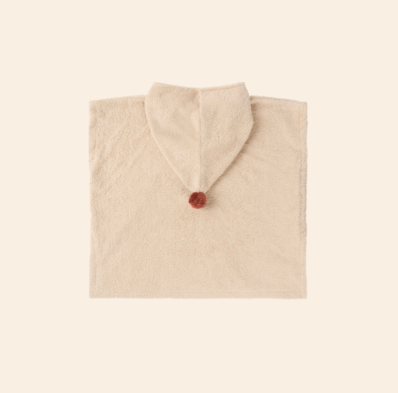So cute bath poncho 3-5 Years - almond