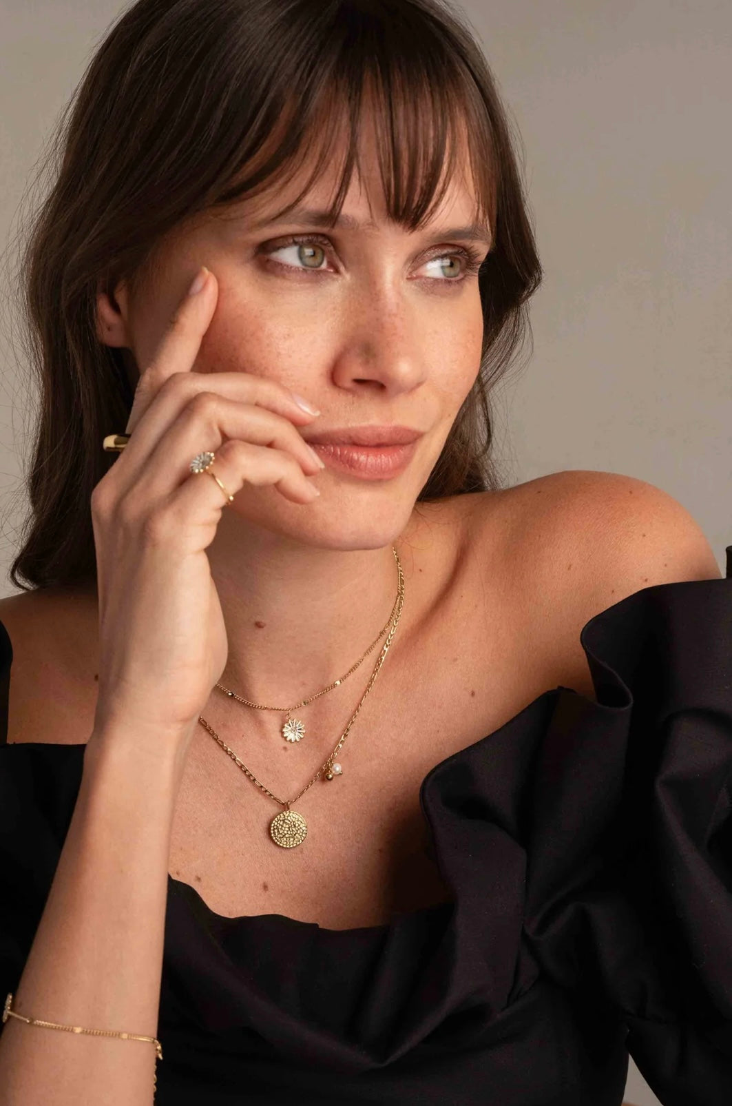 Aloysia Necklace Gold