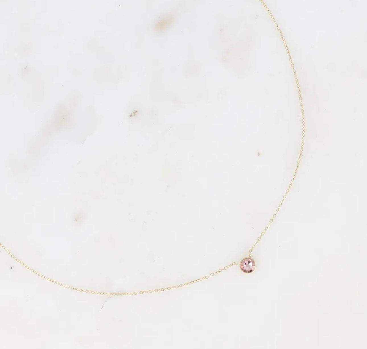 Sohan Necklace Gold Swarovski Crystal