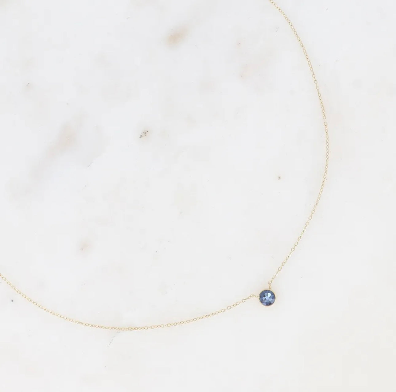 Sohan Necklace Gold Swarovski Crystal