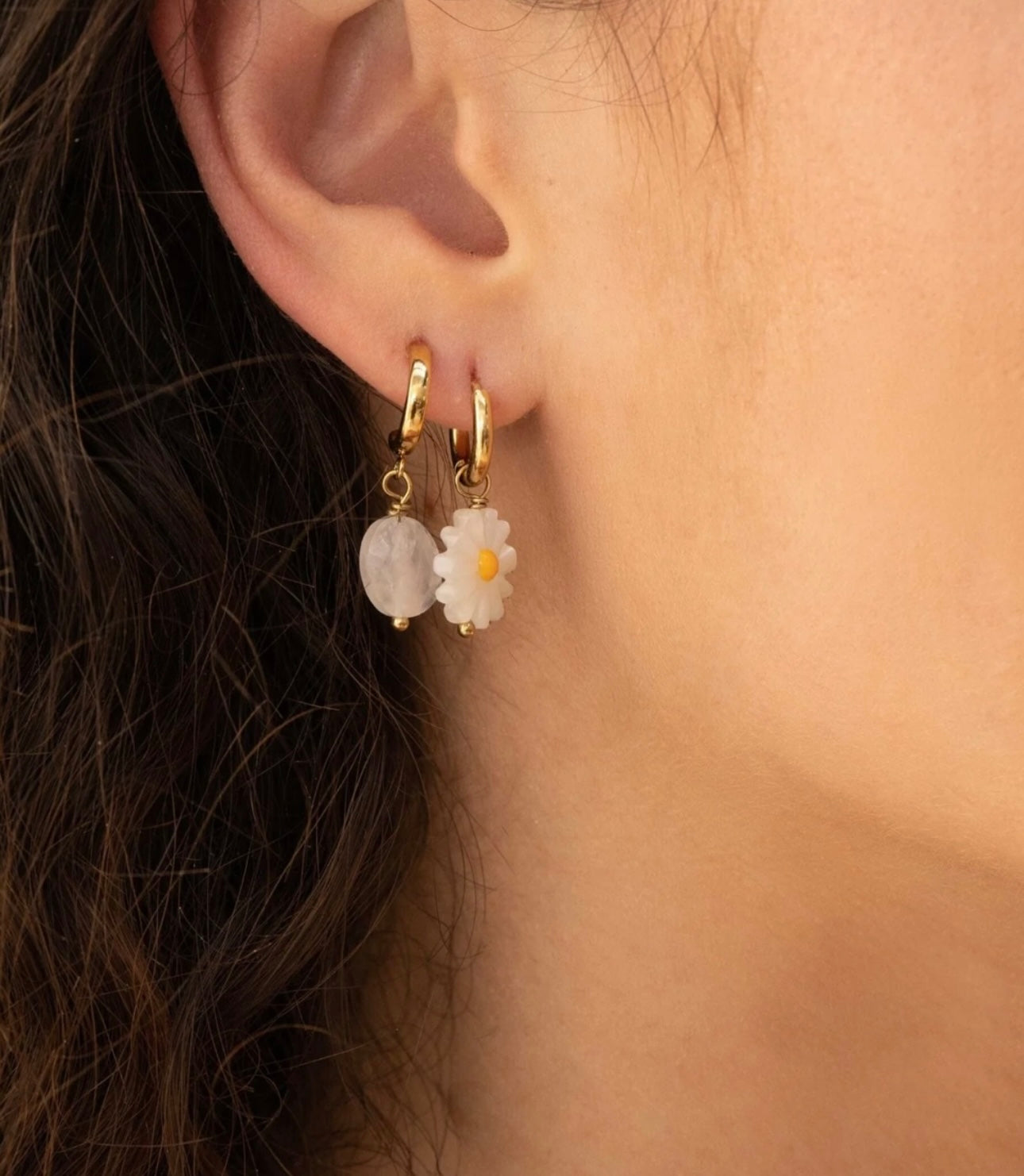 Marguerite Earring Gold