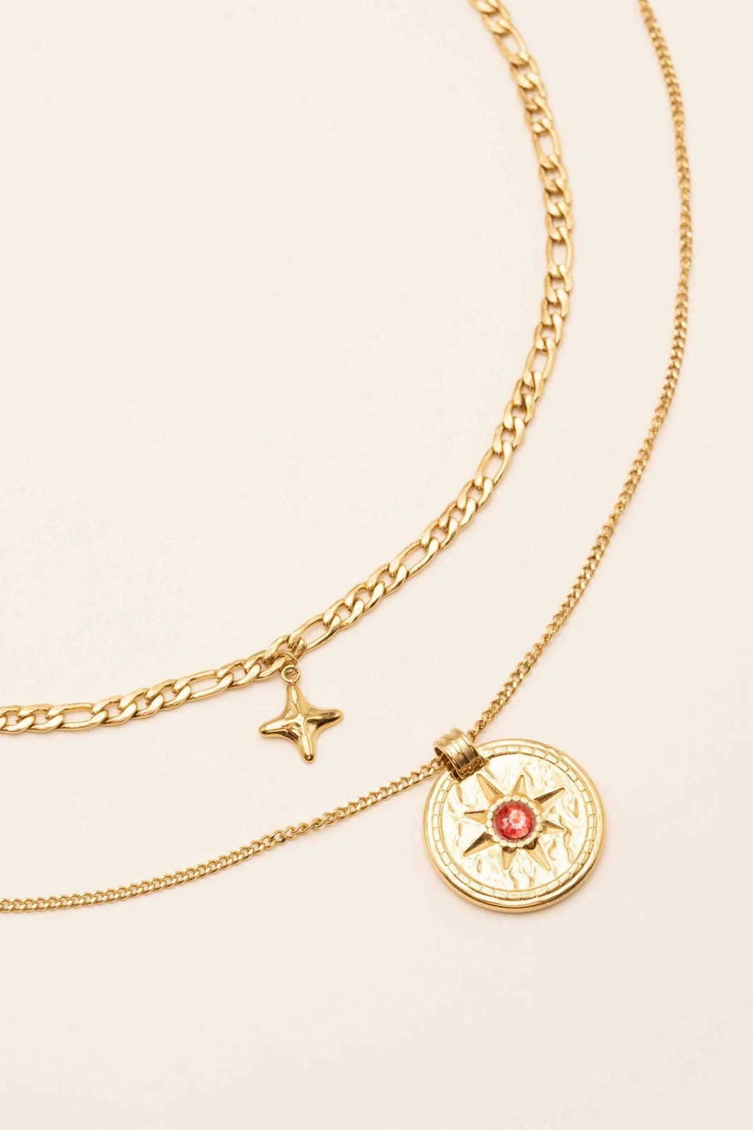 Calandra Multi Layering Necklace Gold