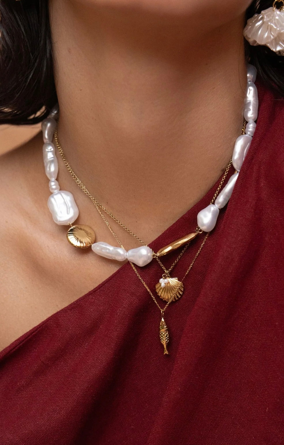 Aloéa Necklace Gold