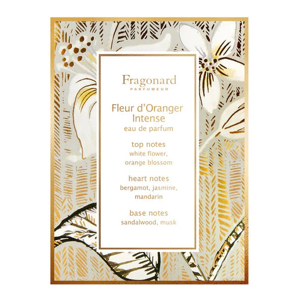 Fleur d’Oranger (Orange Blossom) Eau de Toilette Fragrance 100ml - Fragonard