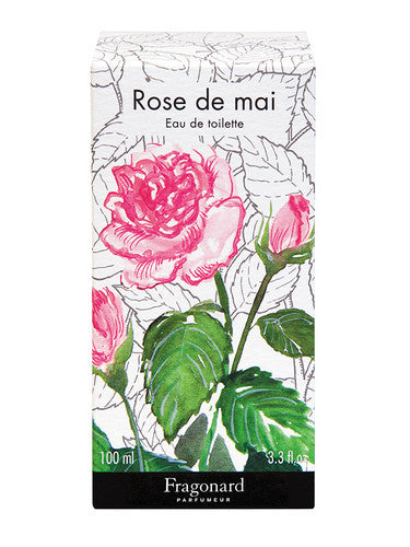 Rose de Mai (May Rose) Eau de Toilette Fragrance 100ml - Fragonard