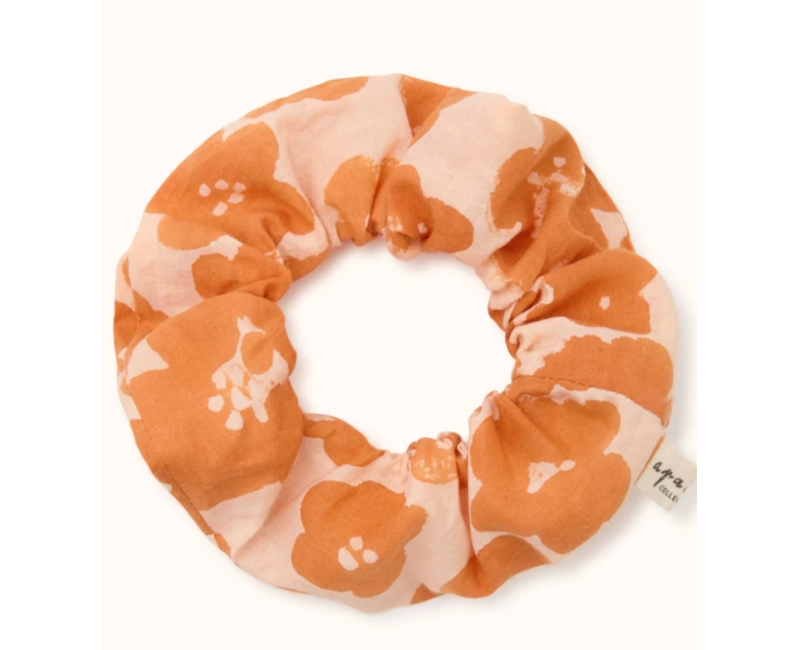 Hair Scrunchies Manju - Flora Bold Orange