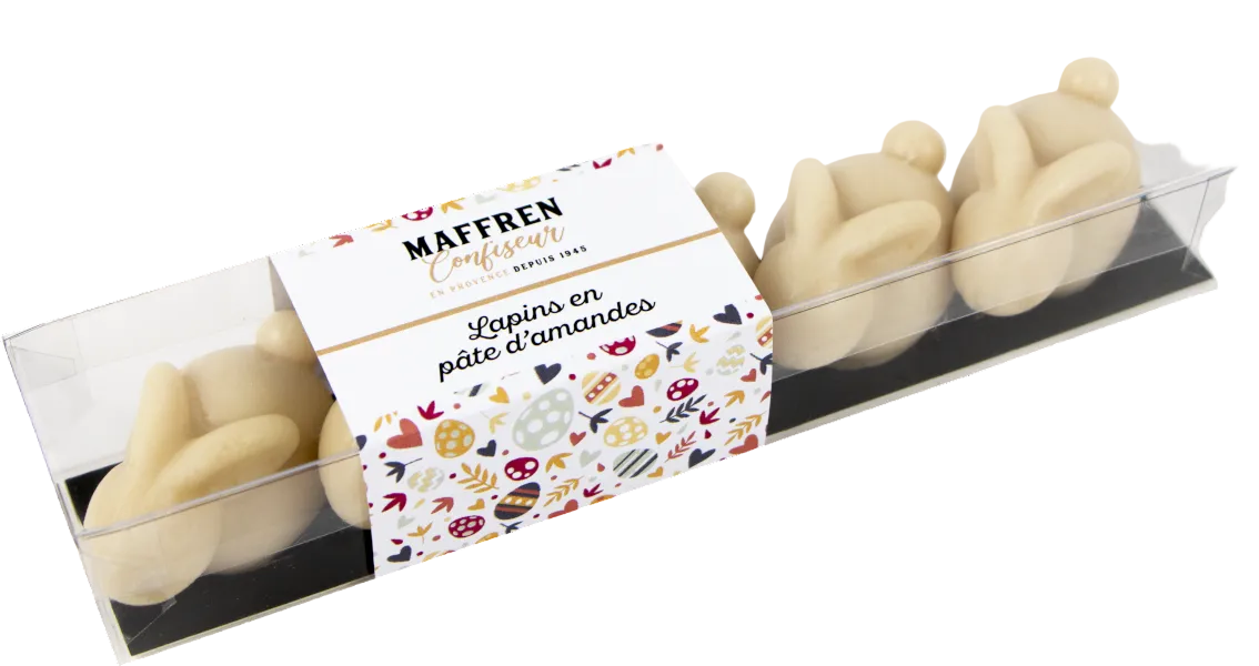 Maffren Plain Marzipan Rabbits 120g/4.2oz