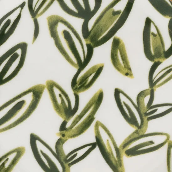 Good Morning Plate 108198 Leaves Evergreen Sprig