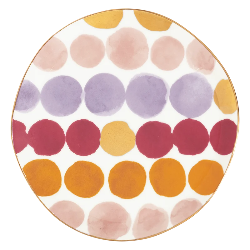 Tea Saucer Plate 106608 Joyful Dots