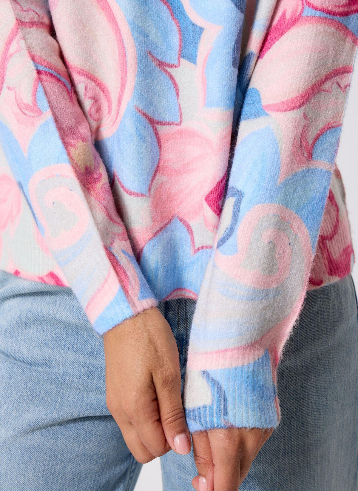 Melissa Pullover flower Print