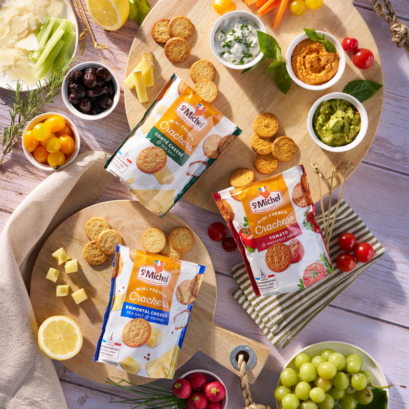 Savory biscuits Comte cheese & Sea salt 70g (2.5oz) - St Michel