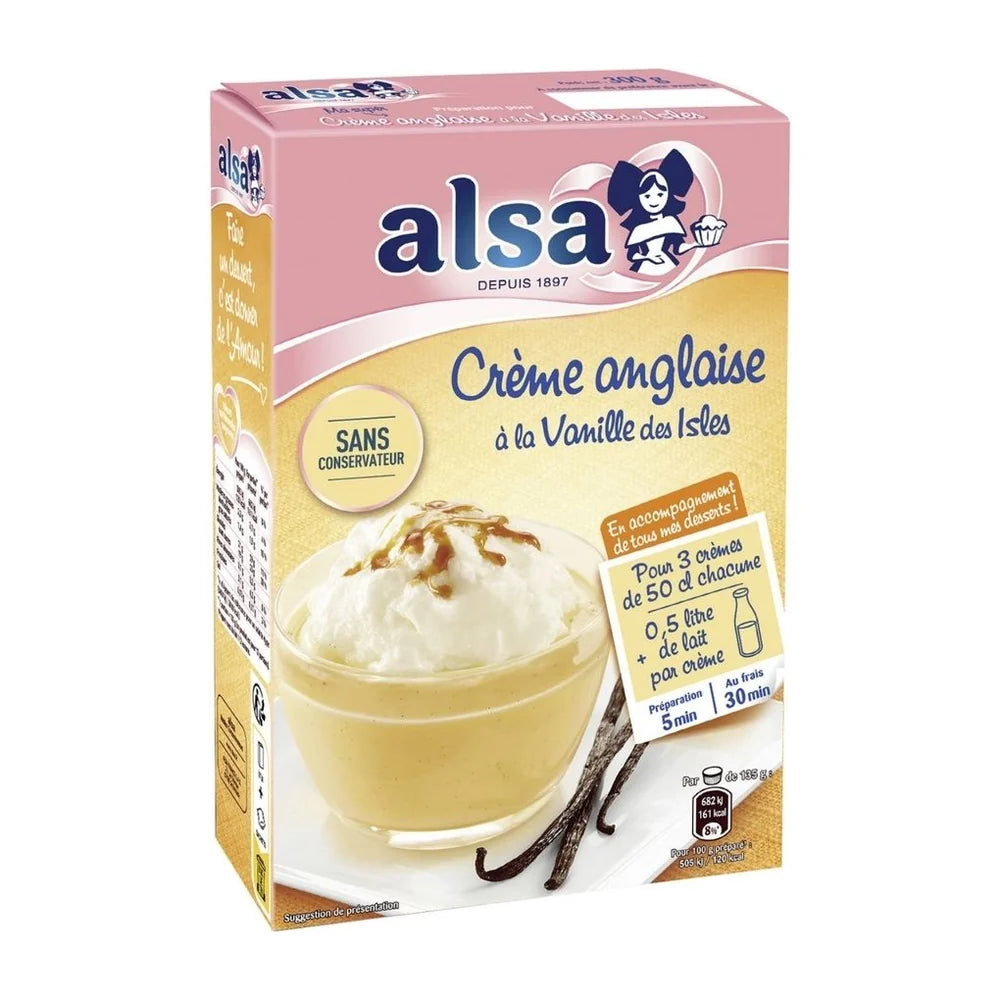 Crème anglaise w/ vanilla 10.6oz - Alsa