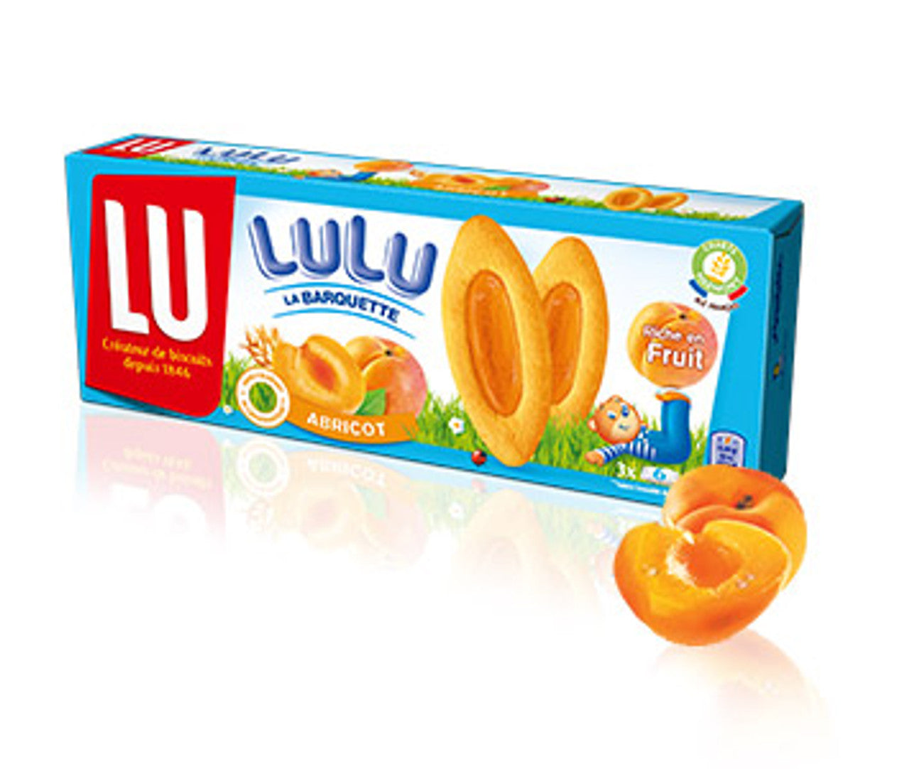 LU French Apricot Barquette Cookies 4.2oz