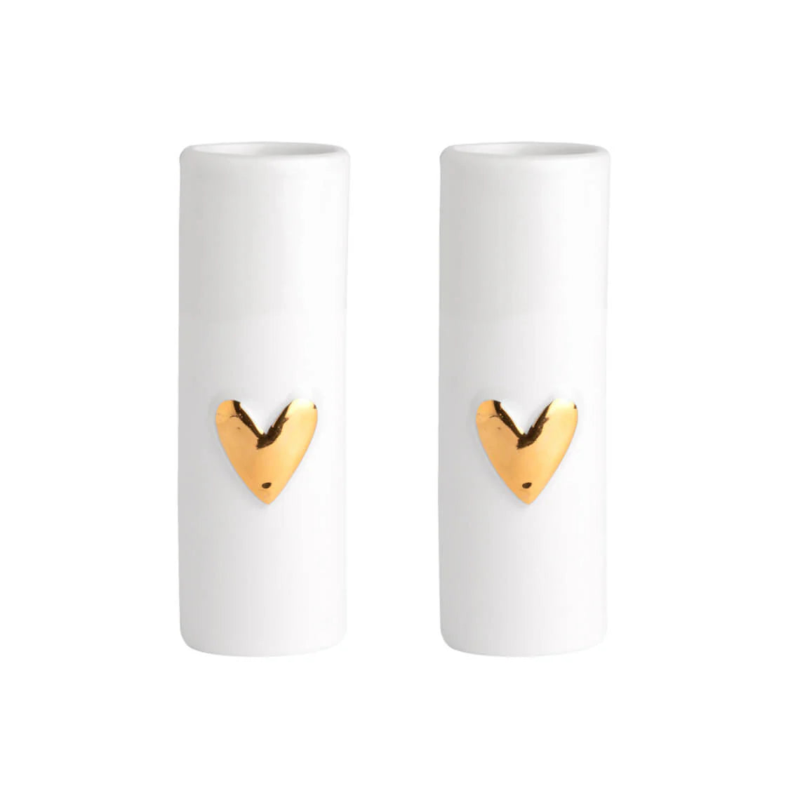 Love Heart Mini Vases - Set Of 2 R14276