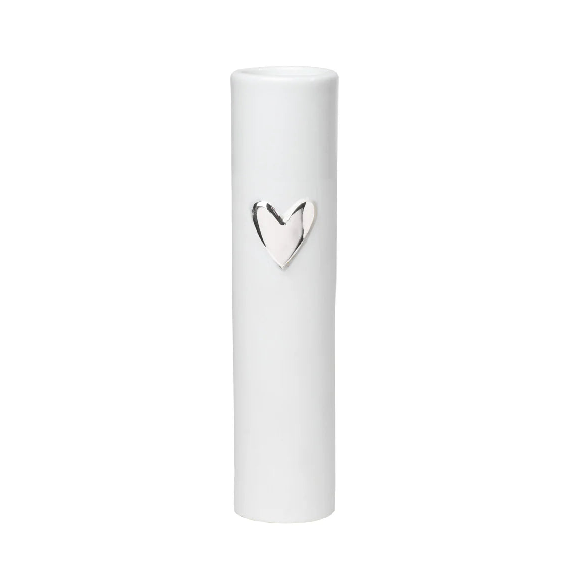 Vase Love Heart silver 6.7 R15349
