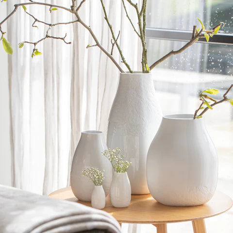 Freeform Porcelain Mini Vases - Set Of 3 R16479