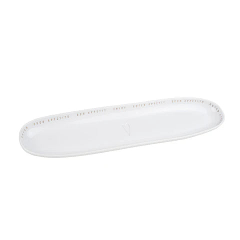 Bon Appetit Porcelain Oval Serving Platter - R16644