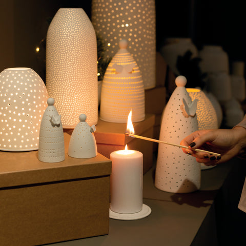 Heavenly Light - Mini Angels Of Light - Porcelain LED - R90766