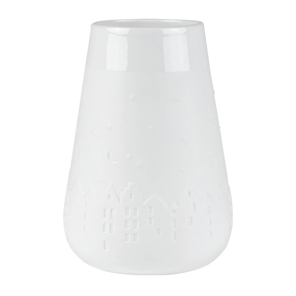 Poetry Vase With Embossed Winter Design - R91038