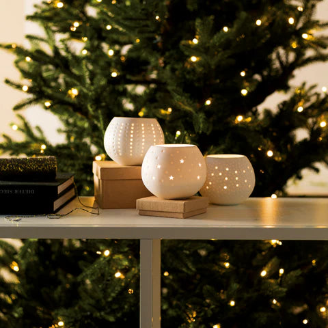 Porcelain Tealight Cup stars - R92322