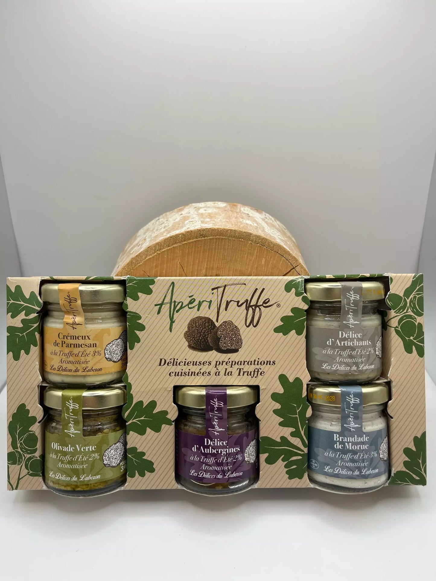 Aperitruffe set of 5 spread with truffles 150g (5.3oz) - Delices du Luberon