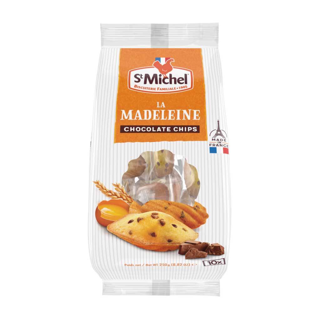 French Madeleines with Chocolate Chips St Michel