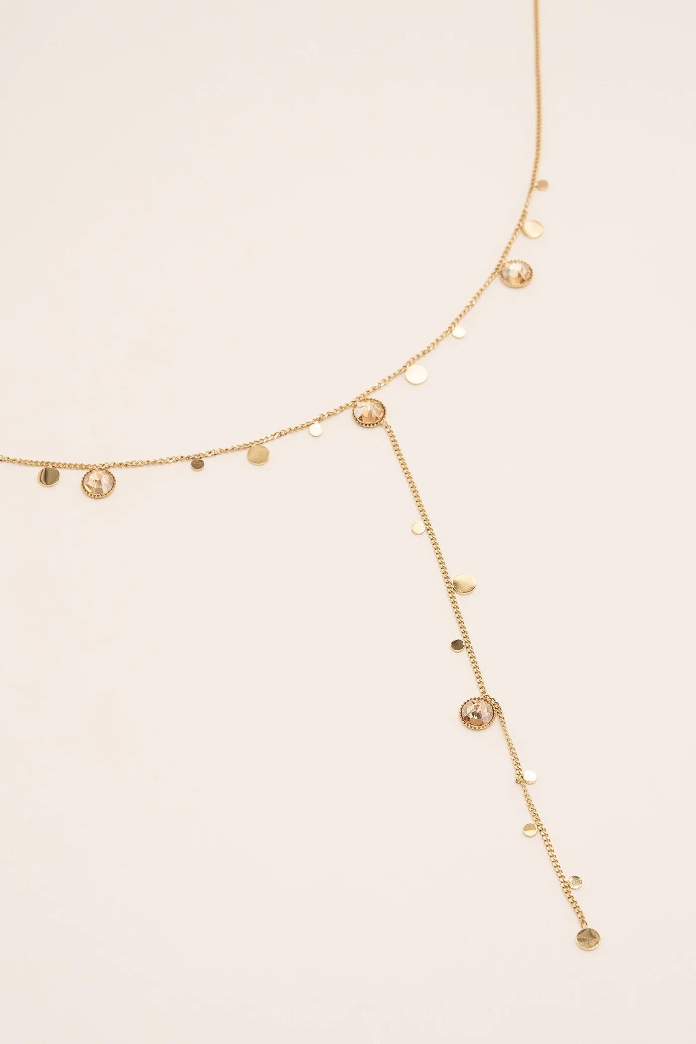 Khalissa Y Necklace Gold