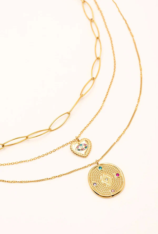 Poppyne Necklace Gold