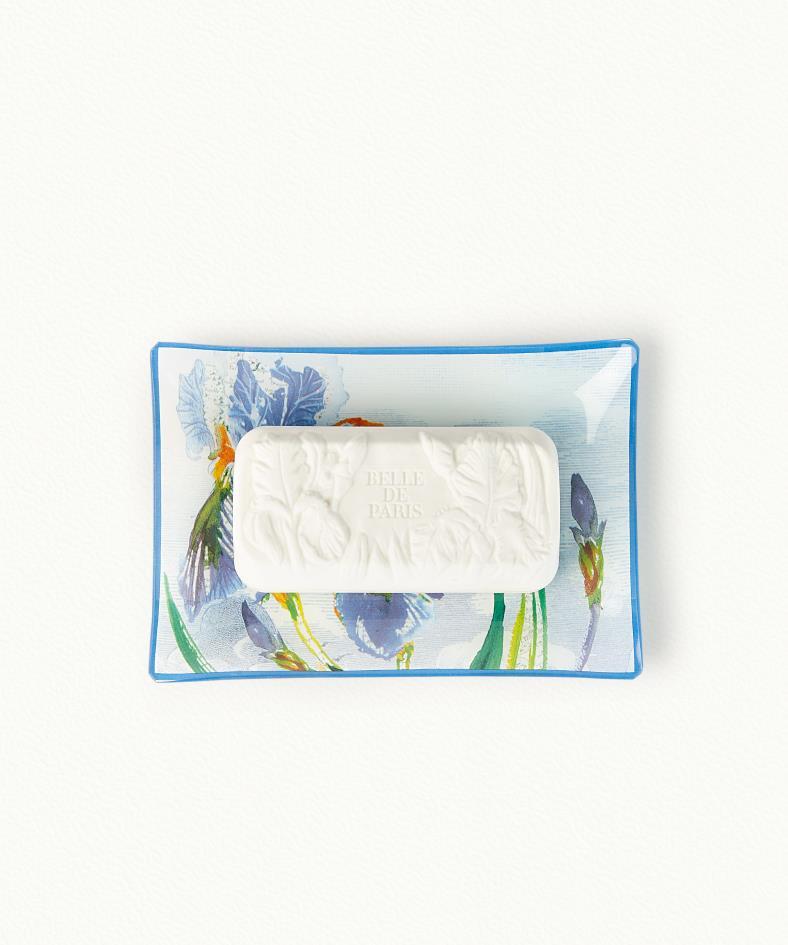 Belle de Paris Soap and Dish Soap Iris - Fragonard