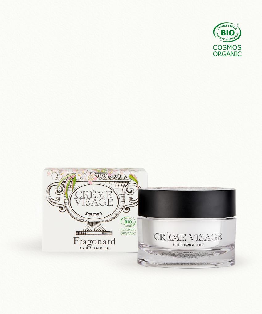 Face Cream Certified BIO ORGANIC Sweet Almond Soins Essentiels 50ml - Fragonard