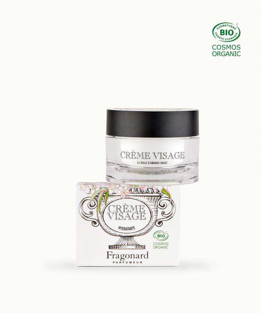 Face Cream Certified BIO ORGANIC Sweet Almond Soins Essentiels 50ml - Fragonard