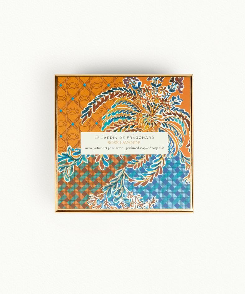 Rose Lavander Soap & Dish Soap Le Jardin de Fragonard - Fragonard