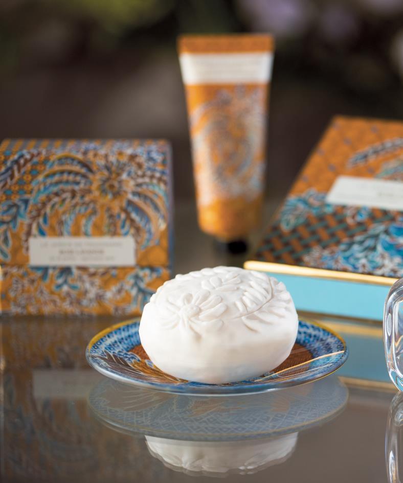 Rose Lavander Soap & Dish Soap Le Jardin de Fragonard - Fragonard