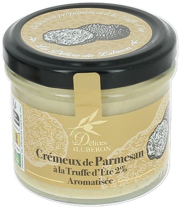 Creamy Parmesan spread white summer truffle 3% 90g (3.2oz) - Delices du Luberon