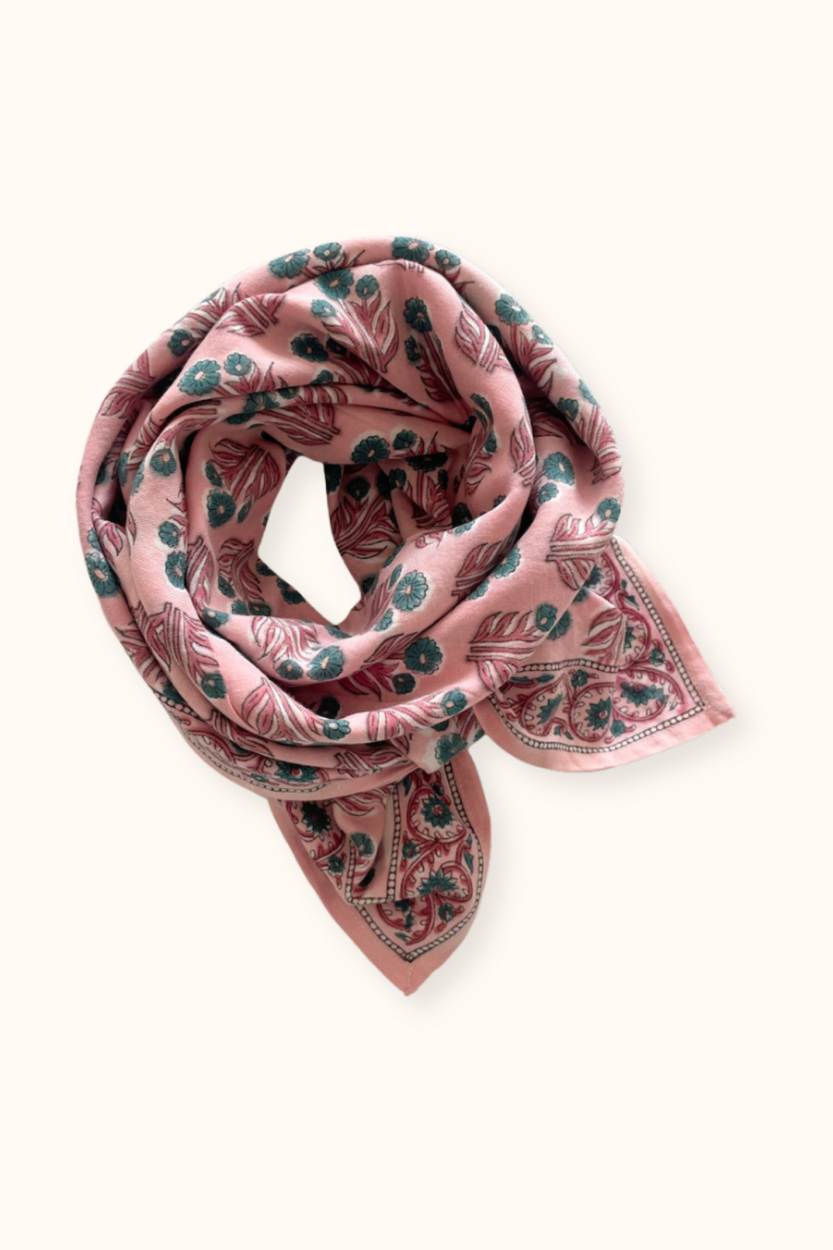 Big Scarf Latika- Bouton d’Or Fraisier