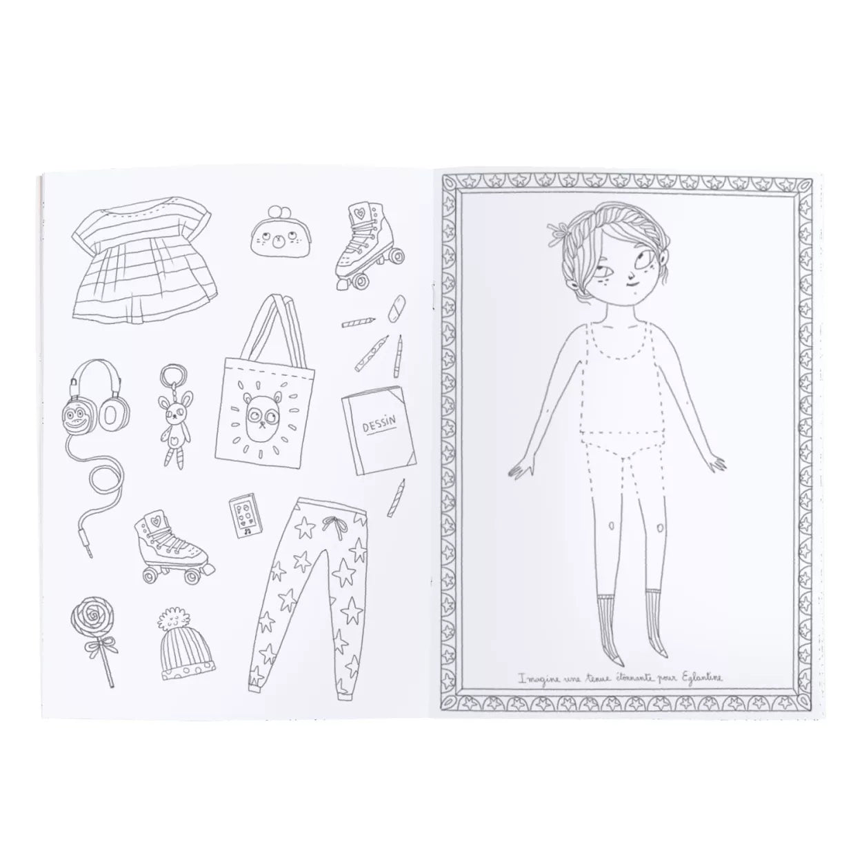 Coloring book - The Parisiennes