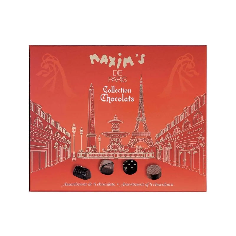 Case of 8 assorted chocolates - Maxim’s Paris