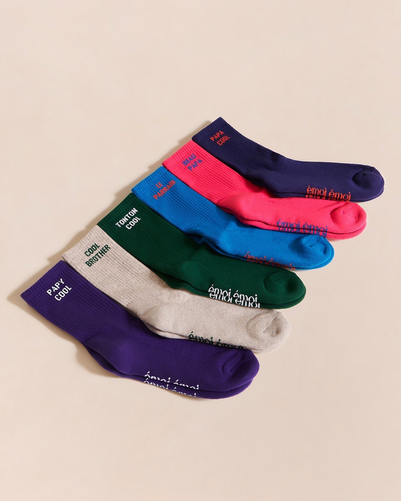 Socks “L’Amour est déclaré” Women/Men Pink