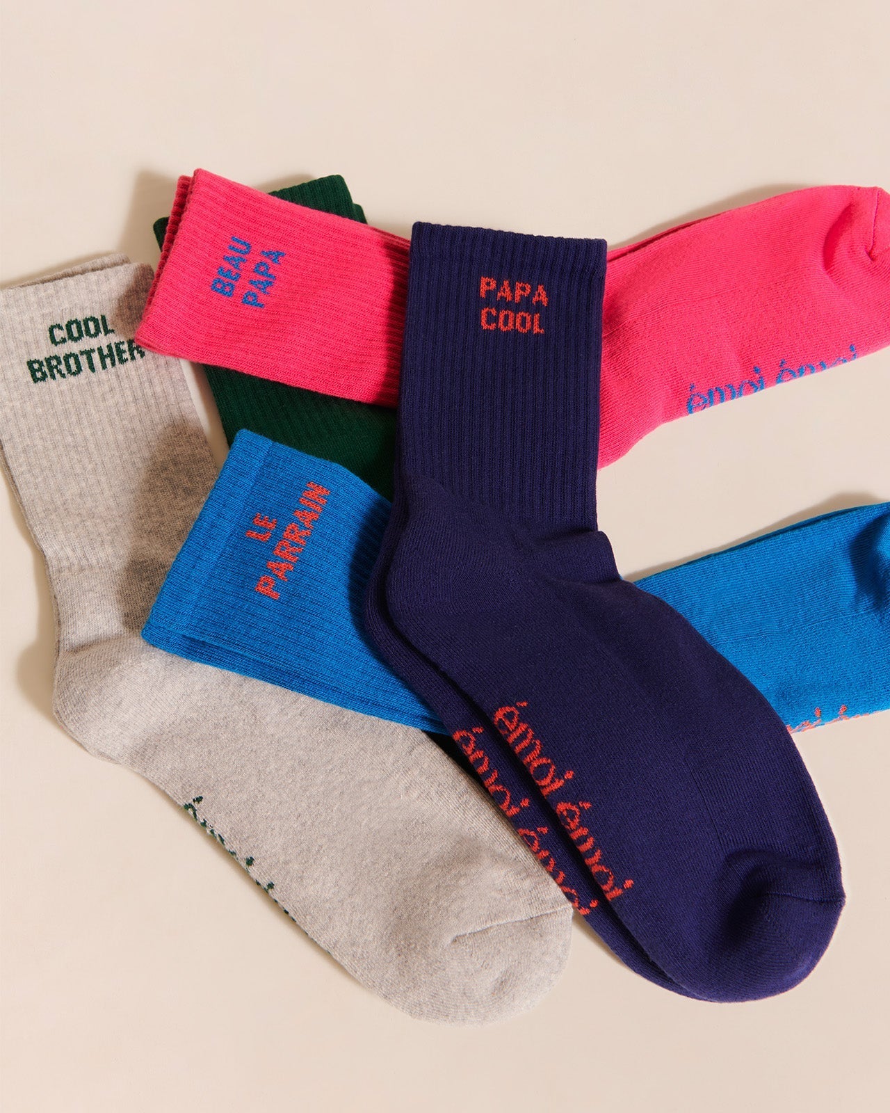 Socks “Papa Cool” Navy