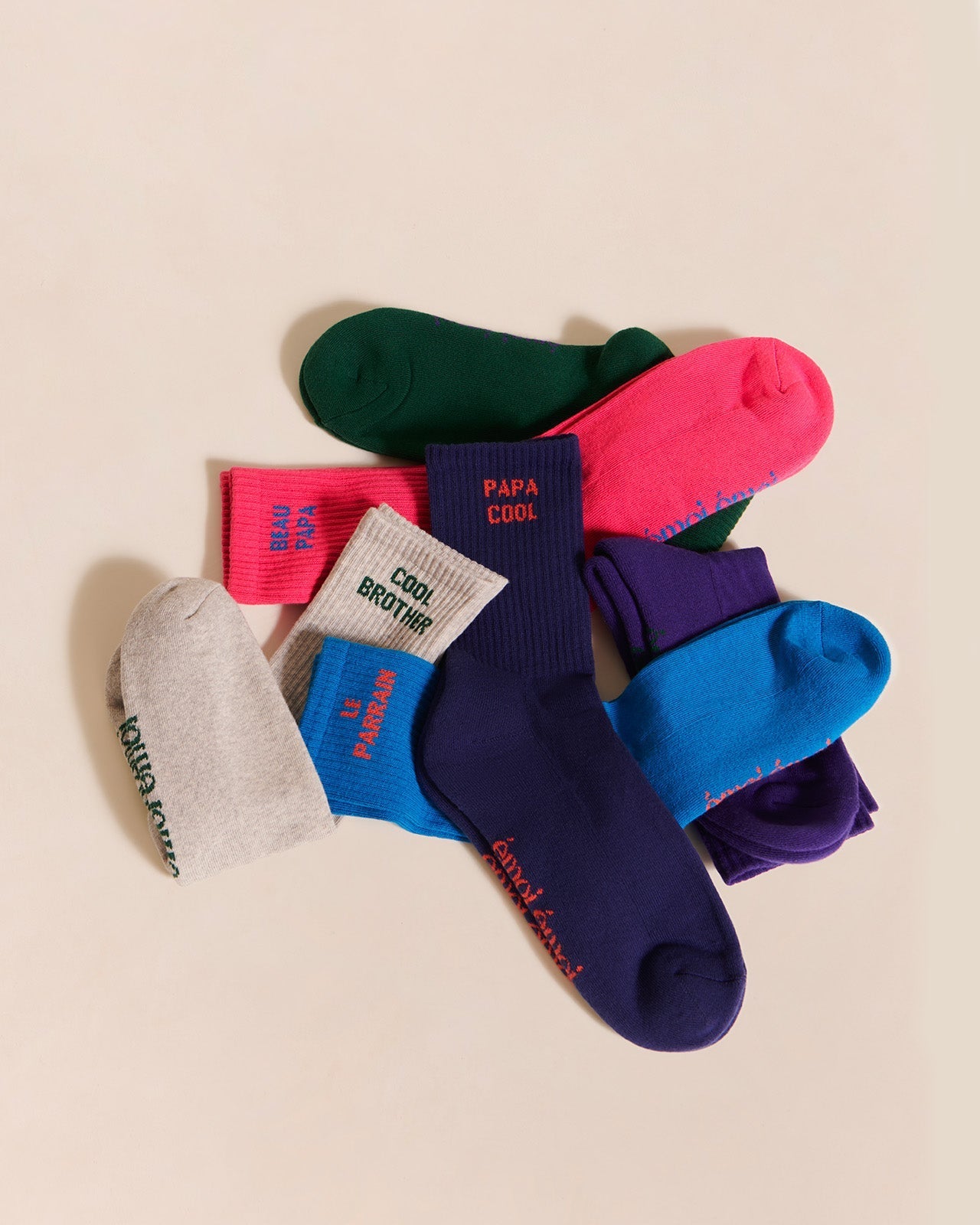 Socks “Papa Cool” Navy