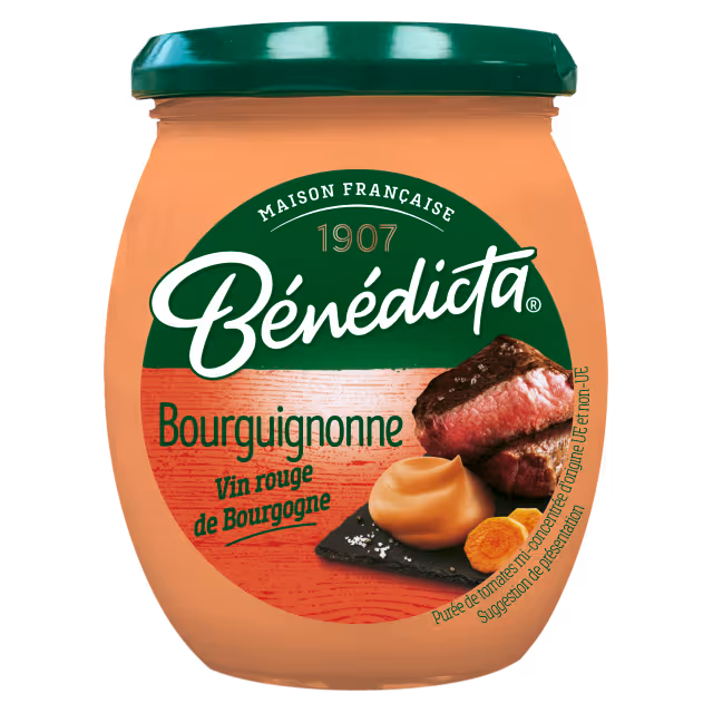 Burgundy sauce 270g - 9.5oz Bénédicta