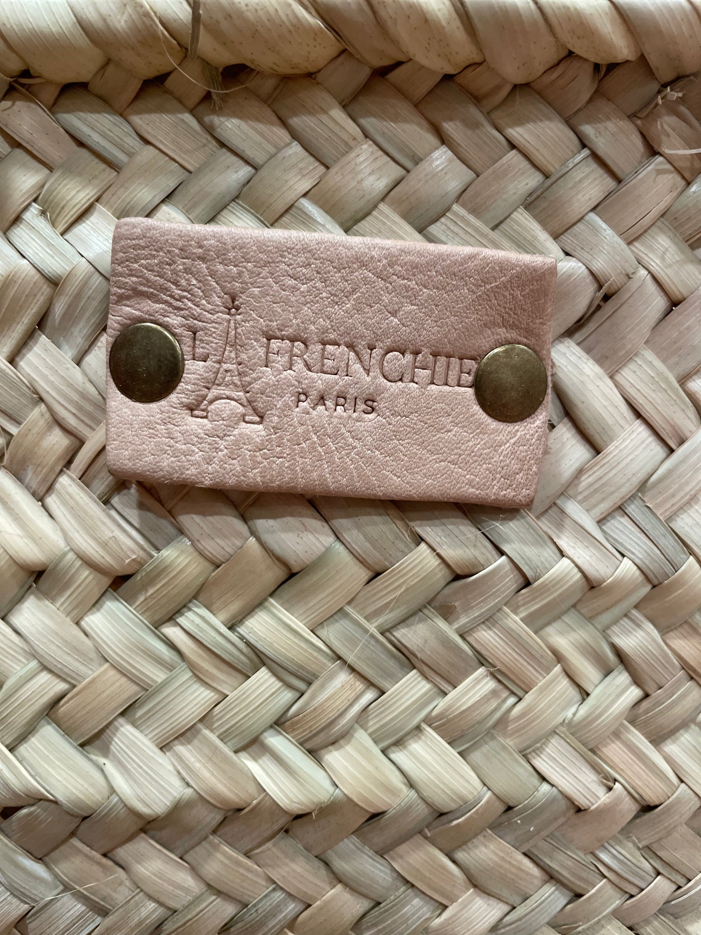 Moroccan Basket Bag "J'ADORE" Gold