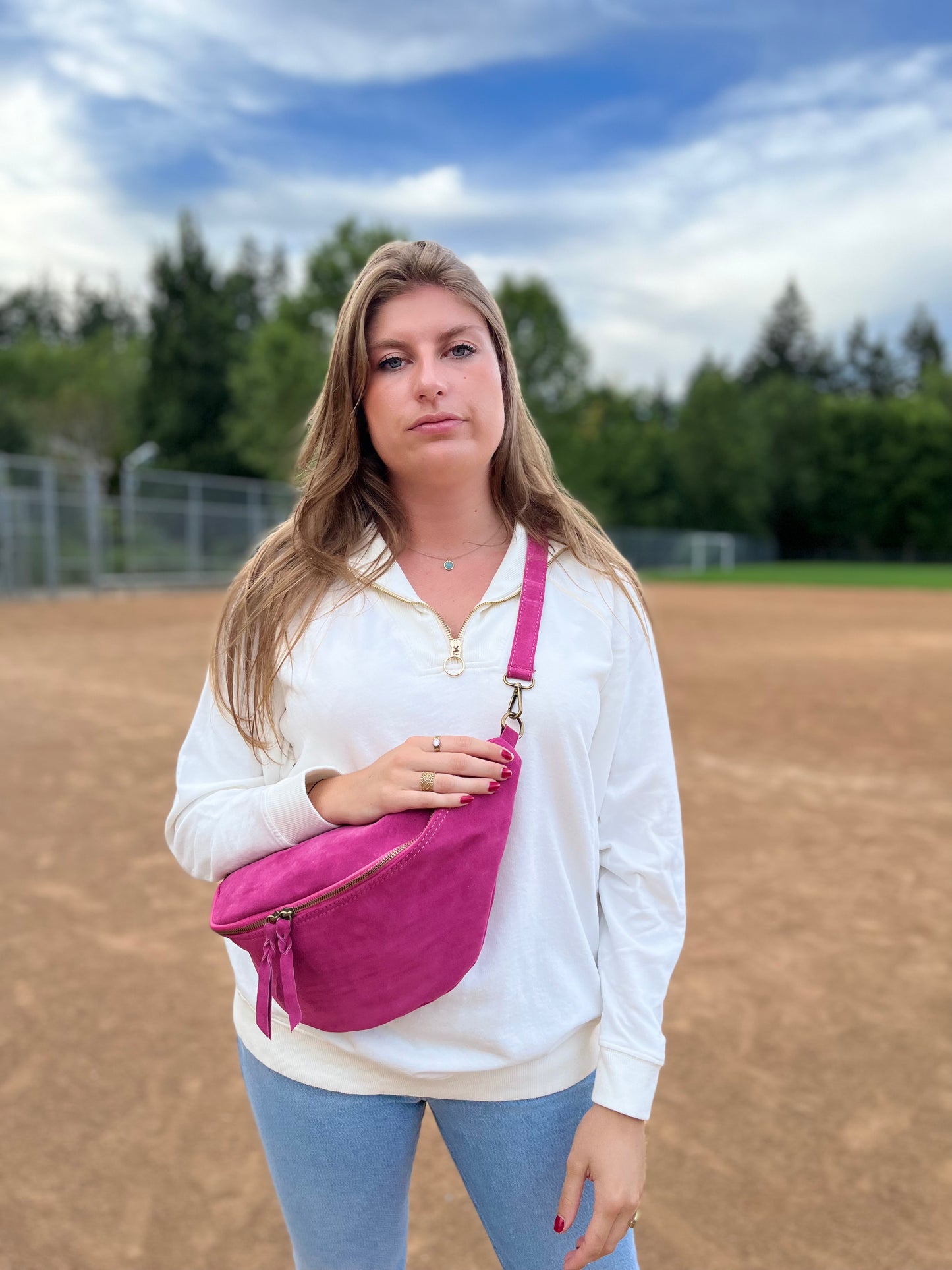 Milan Bumbag Fuchsia Pink