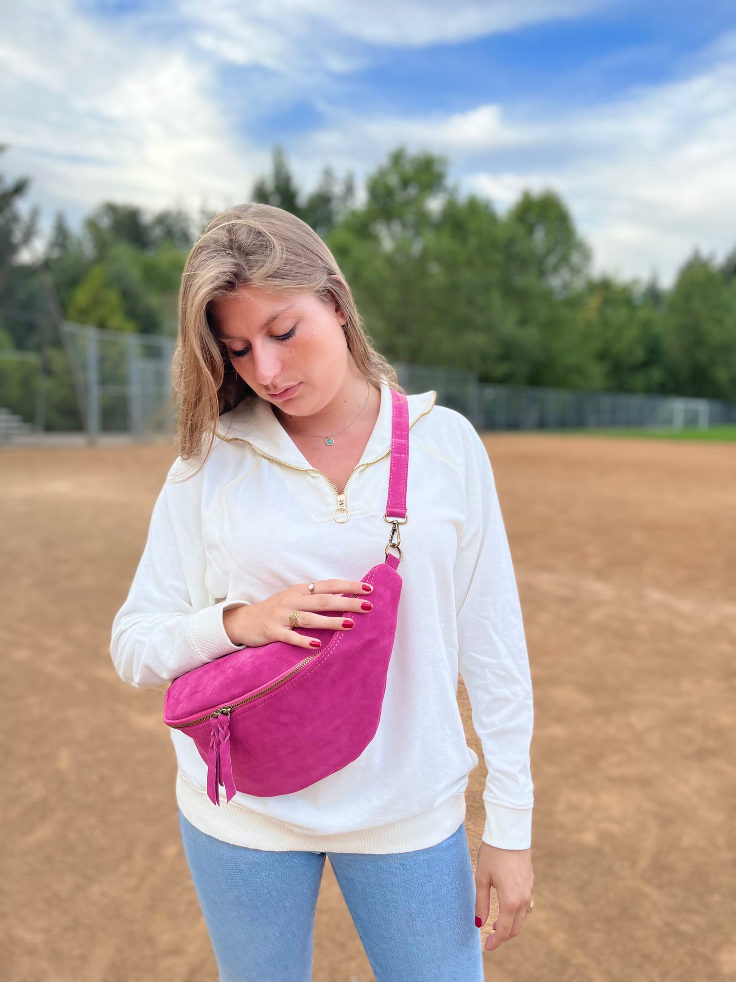 Milan Bumbag Fuchsia Pink