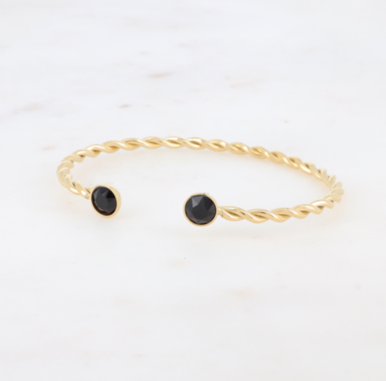 Livia Bracelet Black Gold