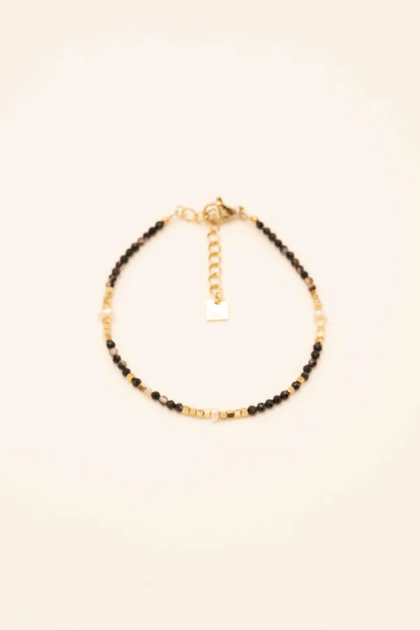 Braceline Bracelet Natural Stones Gold