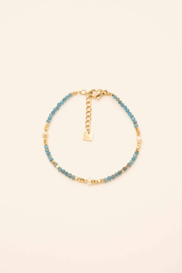 Braceline Bracelet Natural Stones Gold