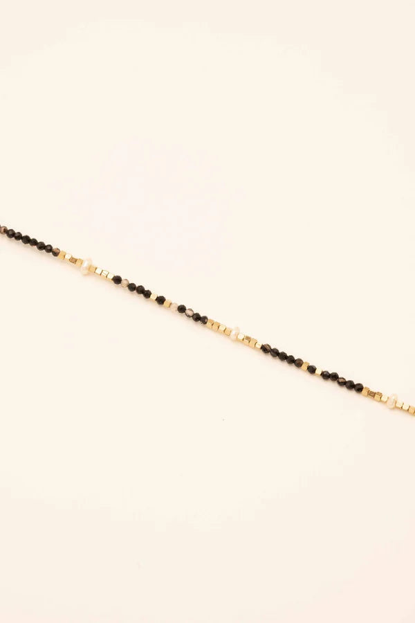 Braceline Bracelet Natural Stones Gold