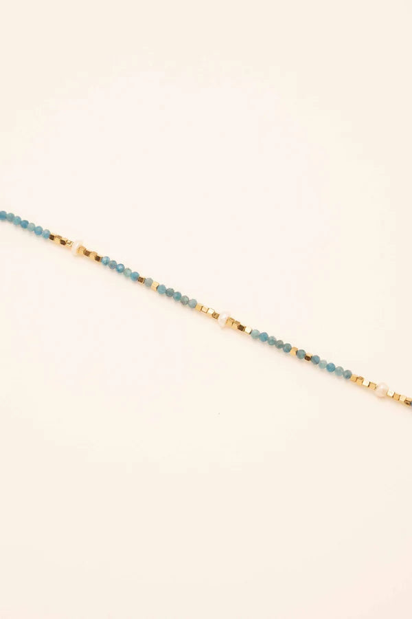 Braceline Bracelet Natural Stones Gold