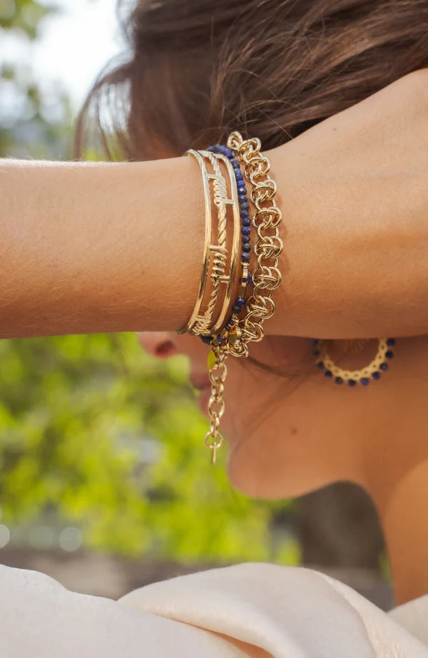 Didia Bracelet Gold & Swarovski Crystal